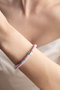 Heliophilia Silver Pulsera Multicolor con Colgante de Aleación de Latón y Cobre